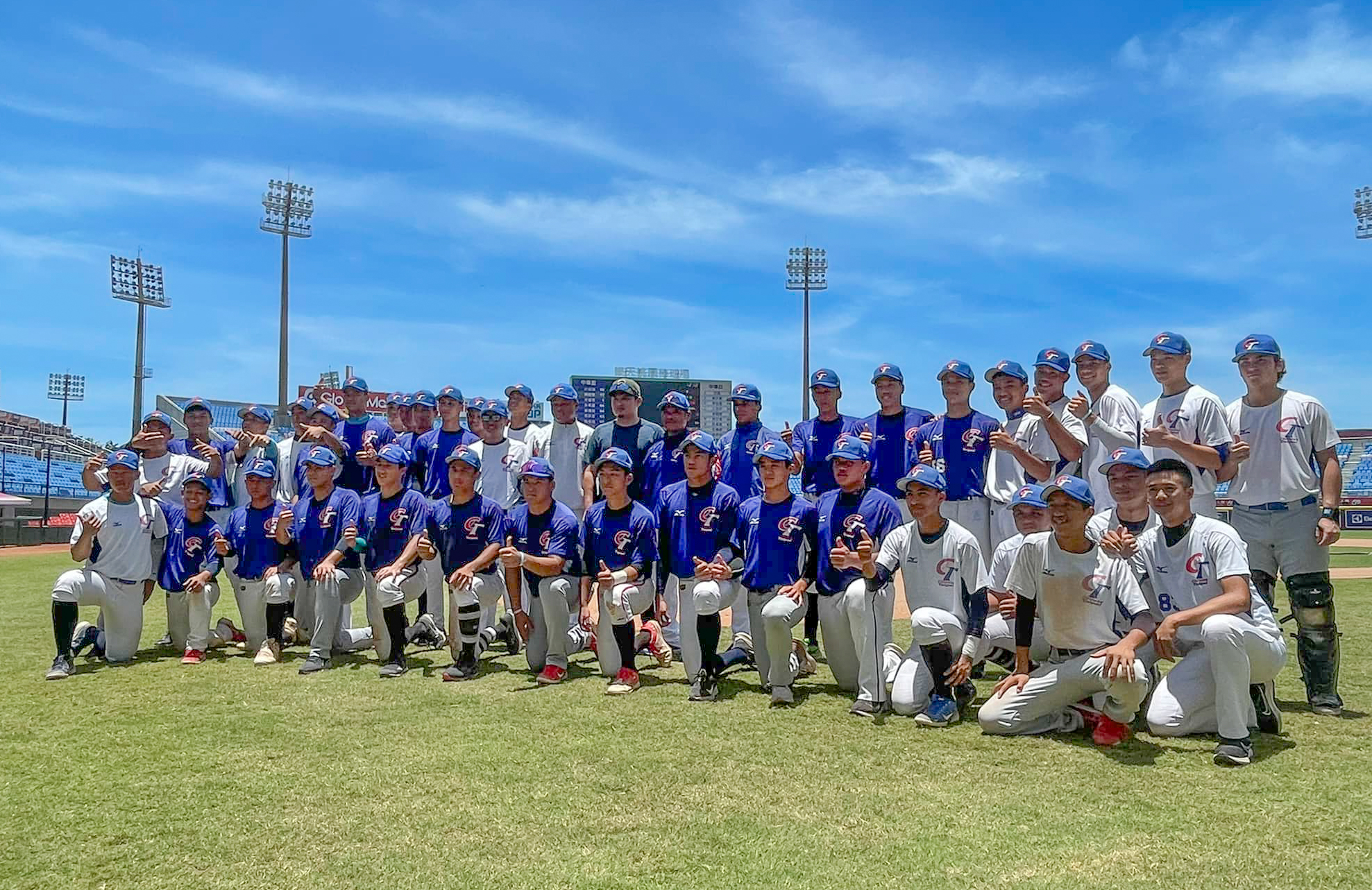 (圖)Chinese Taipei’s team is all set for the 31st WBSC U-18 Baseball World Cup.